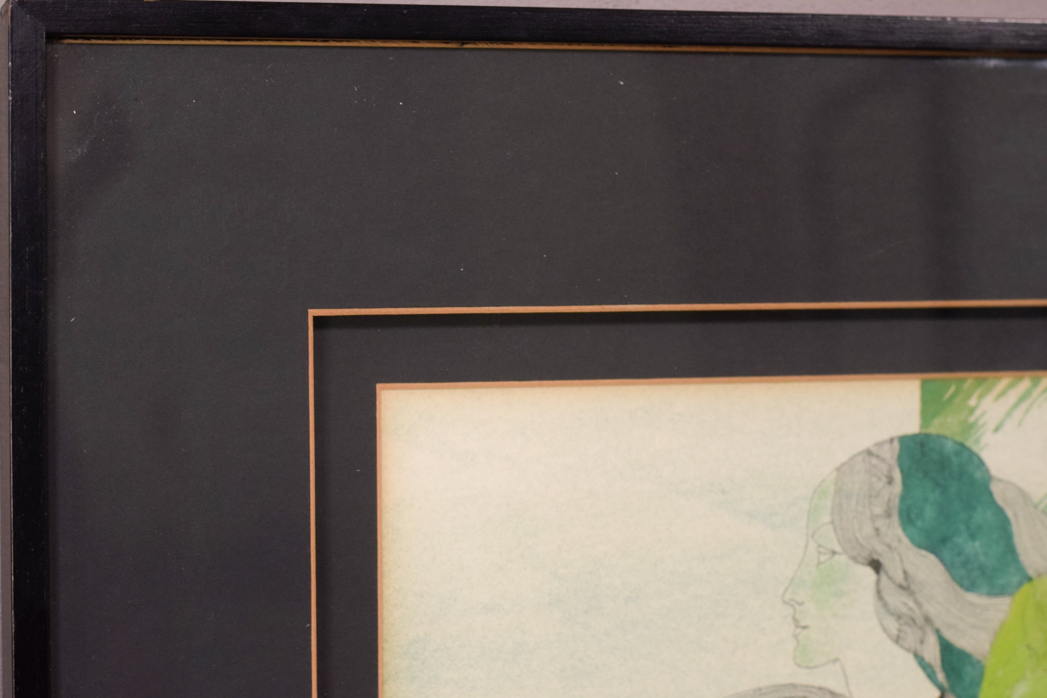 Artwork by Bartolomé Liarte Aparicio, Surreal Faces, Made of Watercolour on paper 