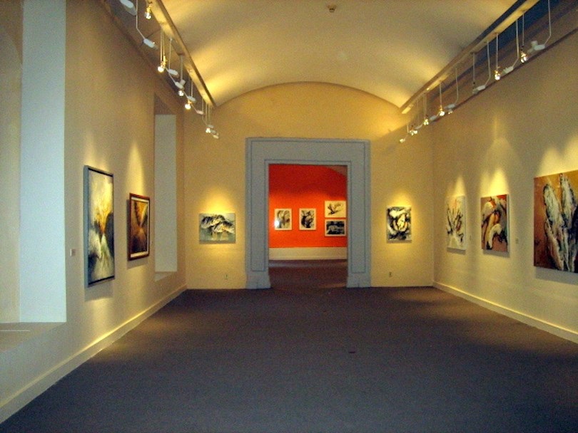 Artwork by Baruj Salinas, Mirage I, Made of Embossed Etching With Collage 