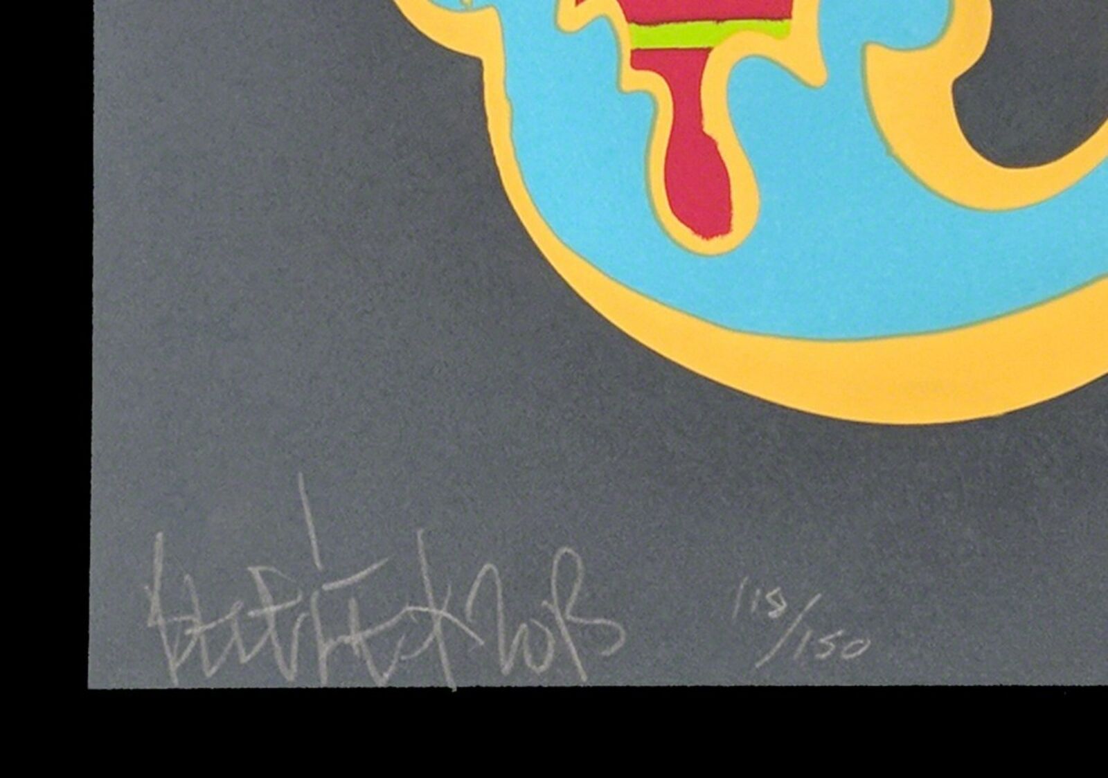 Artwork by Ben Eine, NEW YORK SAUCE (D*FACE COLLABORATION), Made of Screenprint 