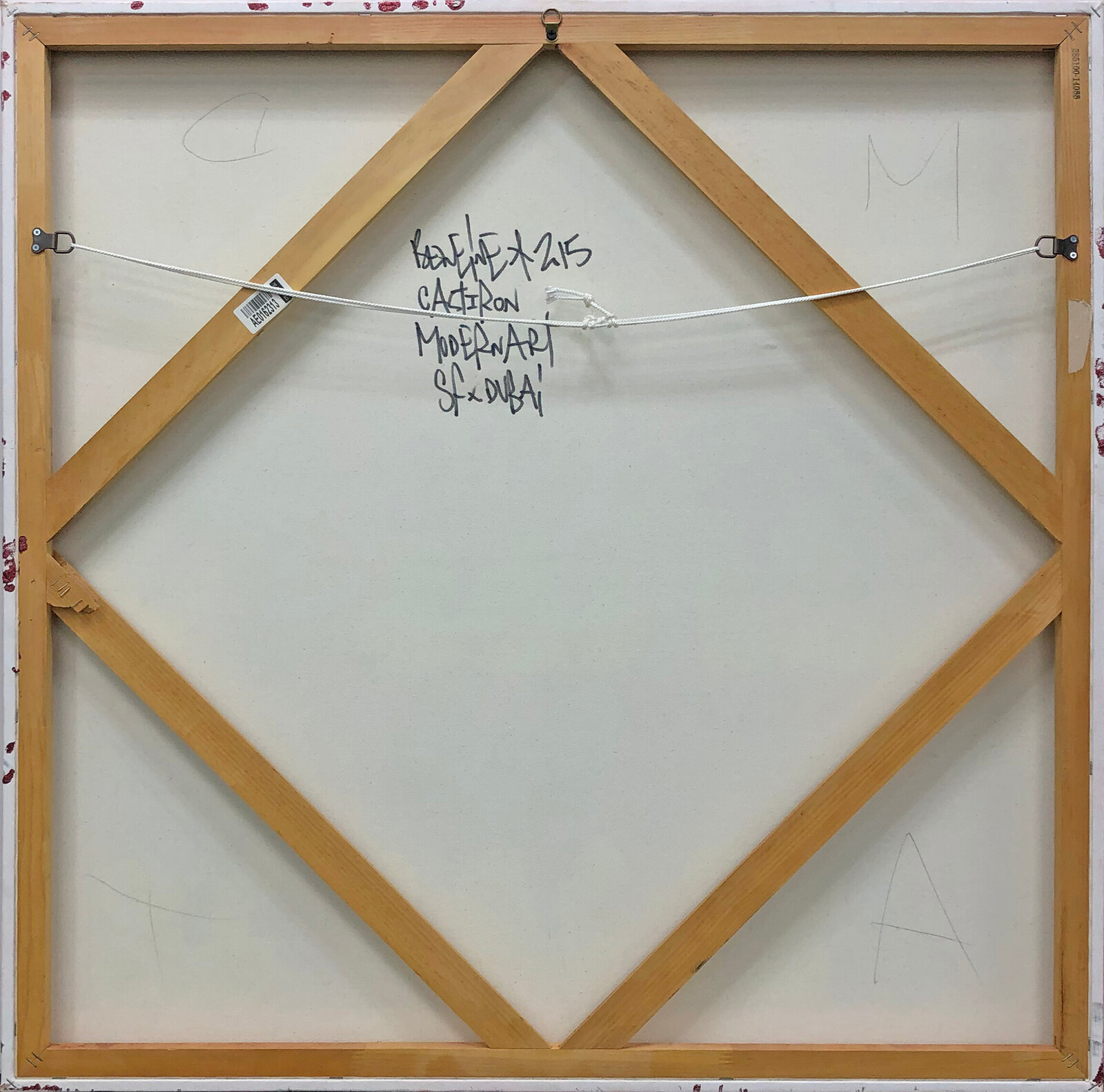 Artwork by Ben Eine, Cast Iron Modern Art (Original Painting), Made of Mixed Media On Canvas 