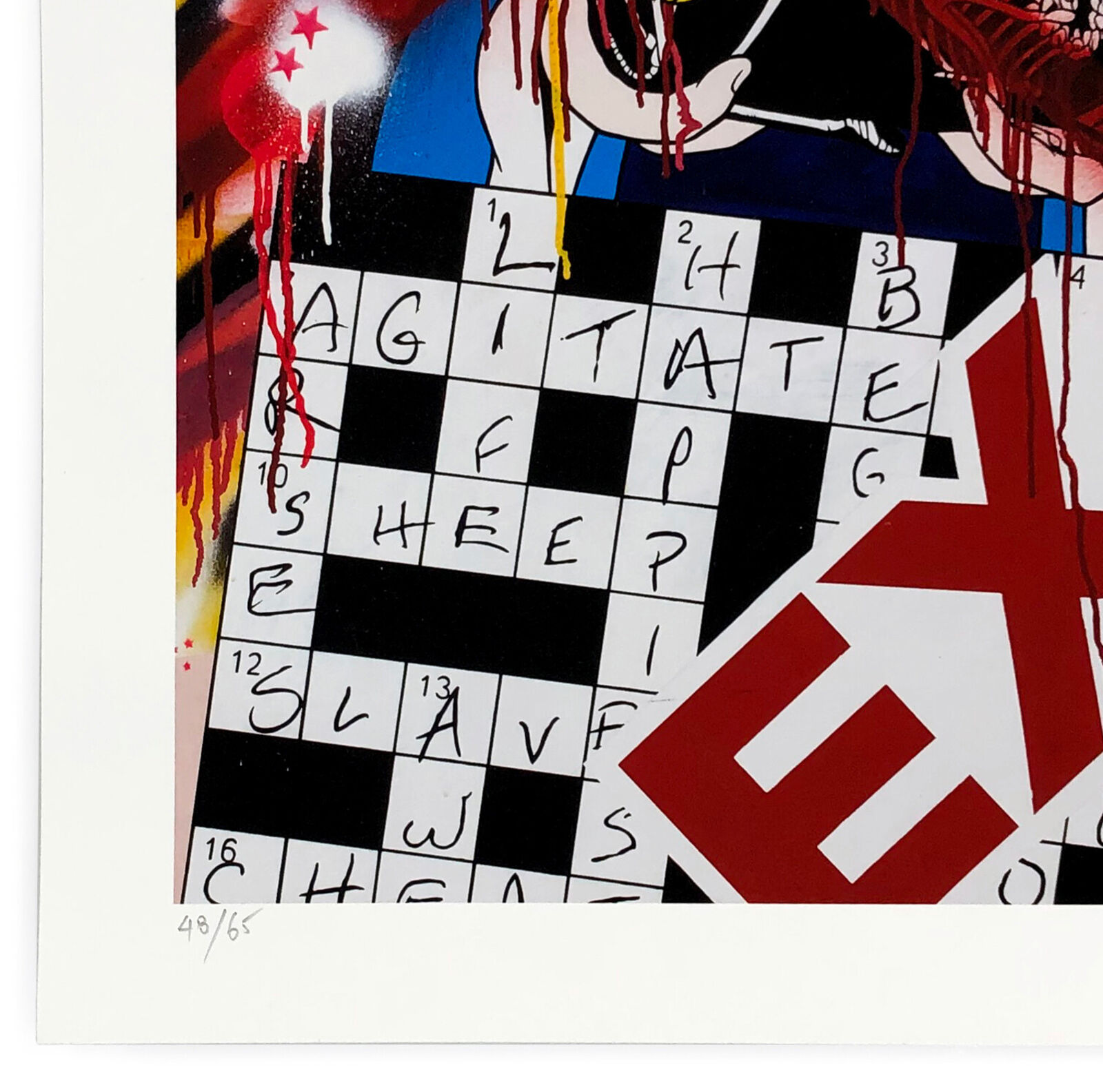 Artwork by Ben Frost, CAN'T SLEEP CLOWNS WILL EAT ME, Made of Archival Pigment Print 