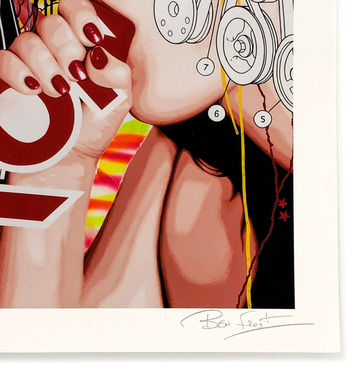 Artwork by Ben Frost, CAN'T SLEEP CLOWNS WILL EAT ME, Made of Archival Pigment Print 