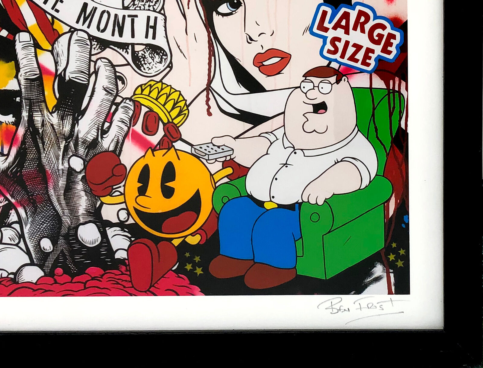 Artwork by Ben Frost, EMPLOYEE OF THE MONTH, Made of Screen Print 