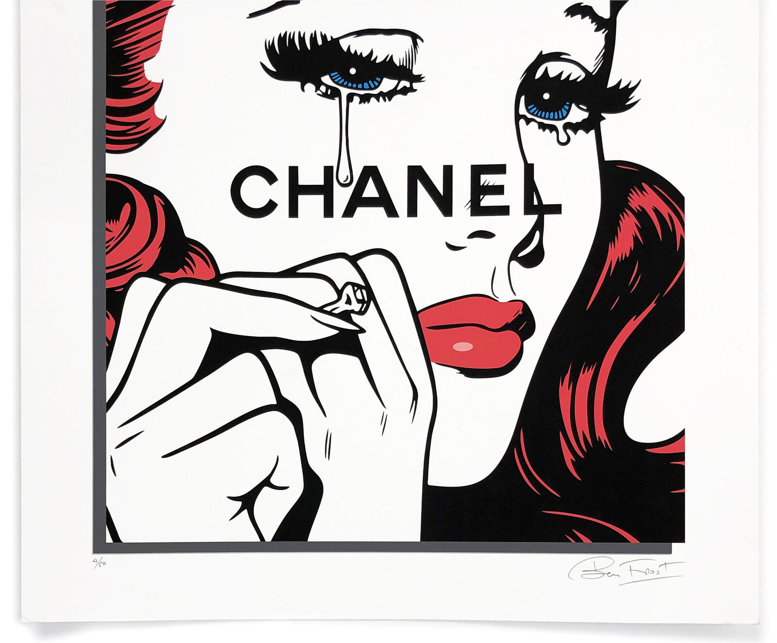 Artwork by Ben Frost, FASHION VICTIM, Made of Giclee on paper 