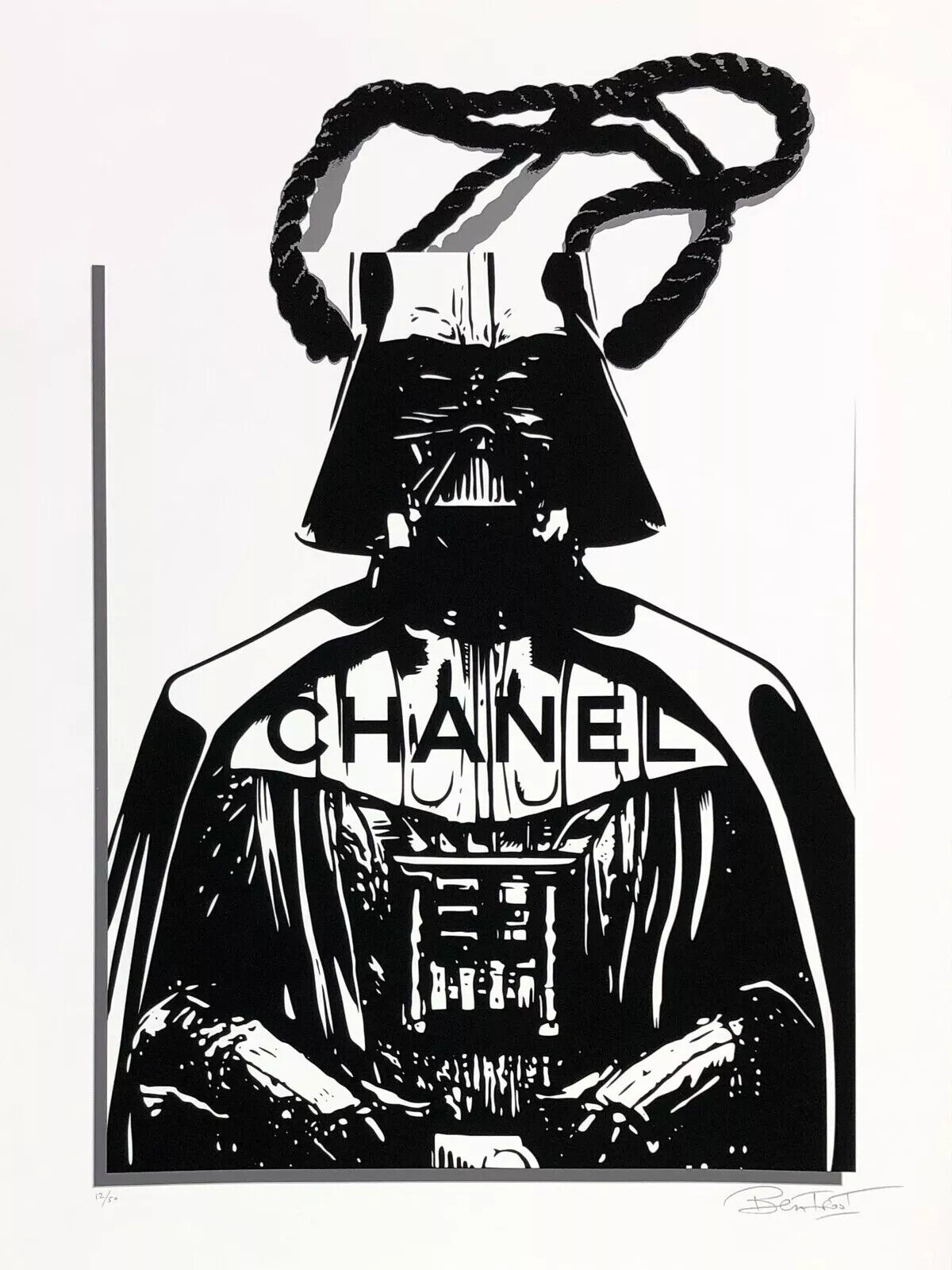 The Dark Side (hand signed screen print) by Ben Frost, 2016