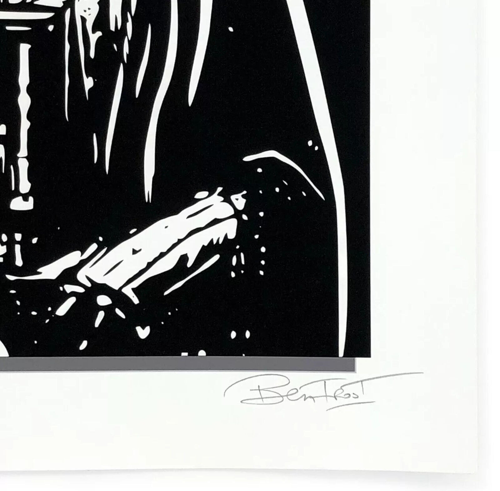 Artwork by Ben Frost, The Dark Side (hand signed screen print), Made of Giclee On Paper 