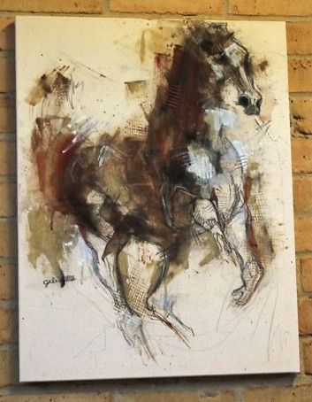 Equine Nude 140t by Bénédicte Gele, 2023