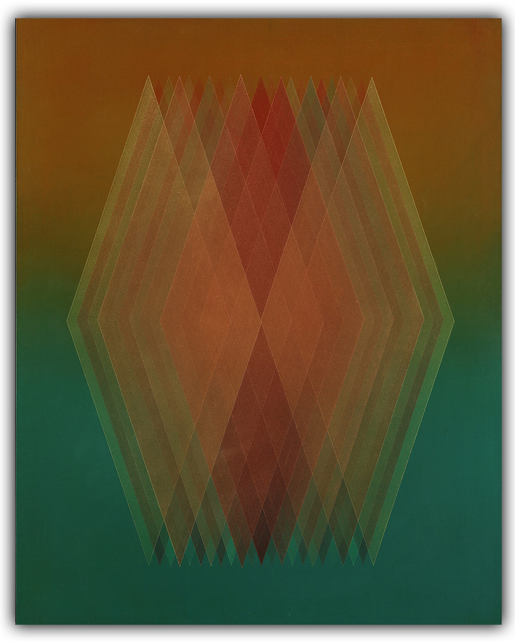 Prism (Copper Orange-Green) by Bernadette Jiyong Frank, 2023