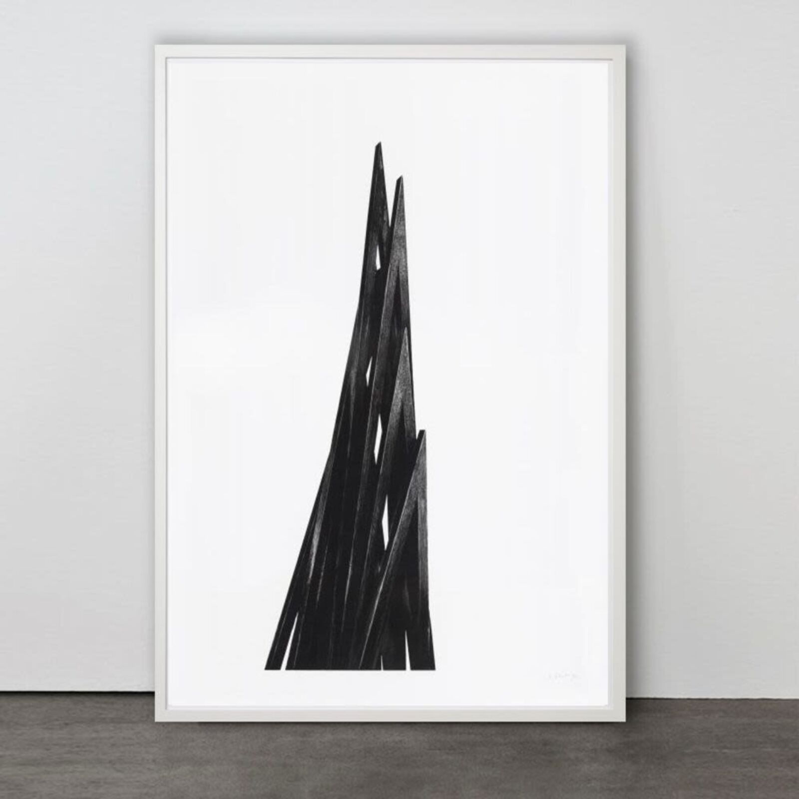 Acute Uneven Angles by Bernar Venet, 2017