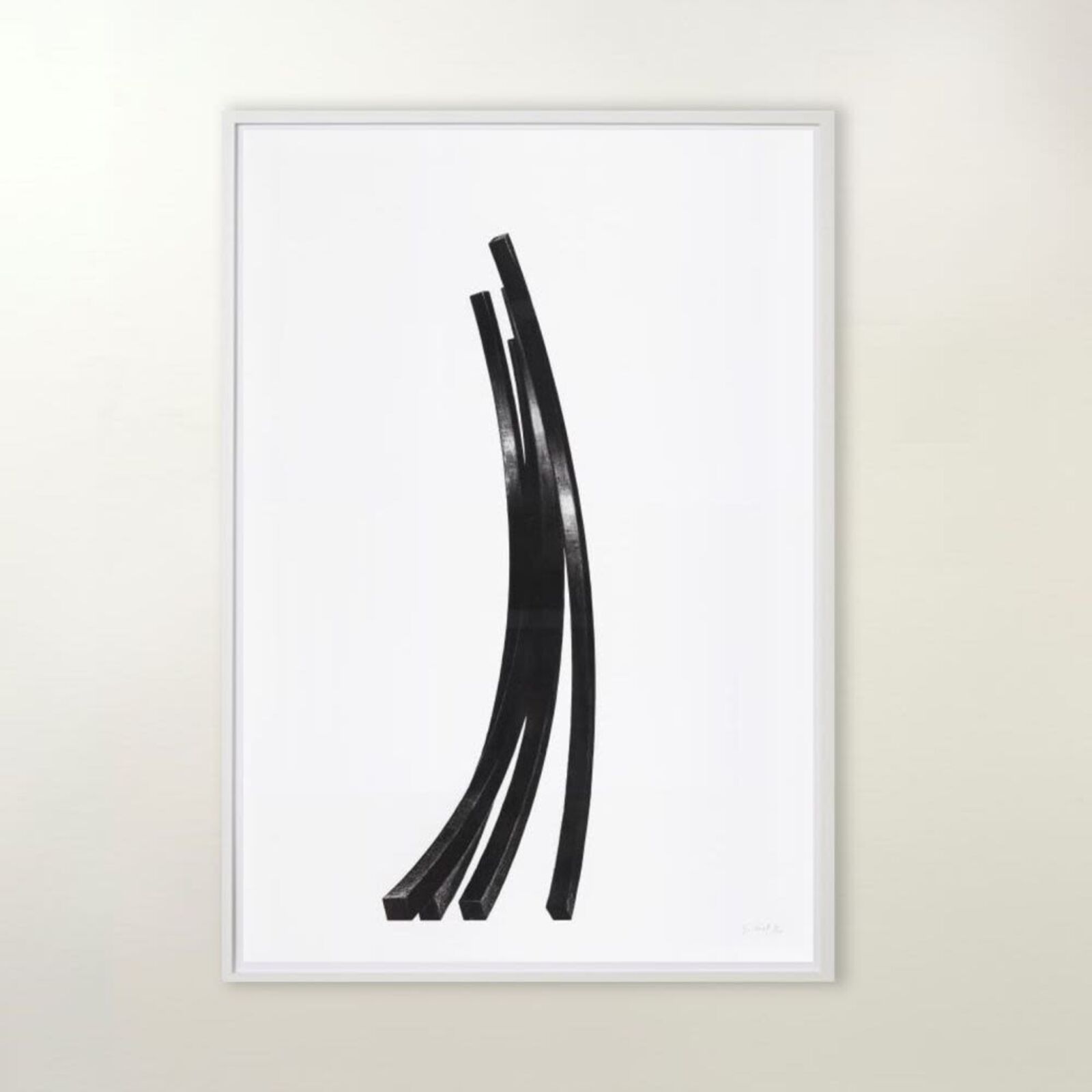 Artwork by Bernar Venet, Arcs: Uneven Angles (Portfolio of 2), Made of 2 Etchings 