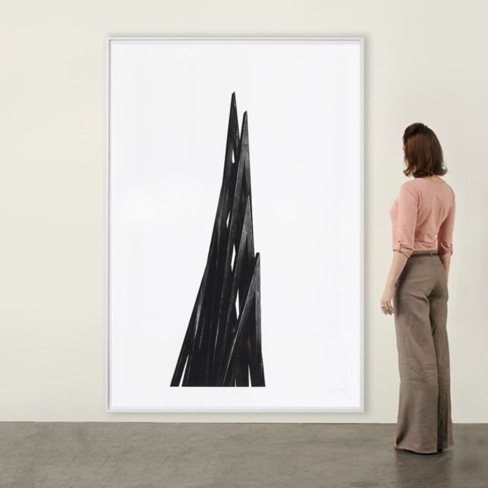 Artwork by Bernar Venet, Arcs: Uneven Angles (Portfolio of 2), Made of 2 Etchings 