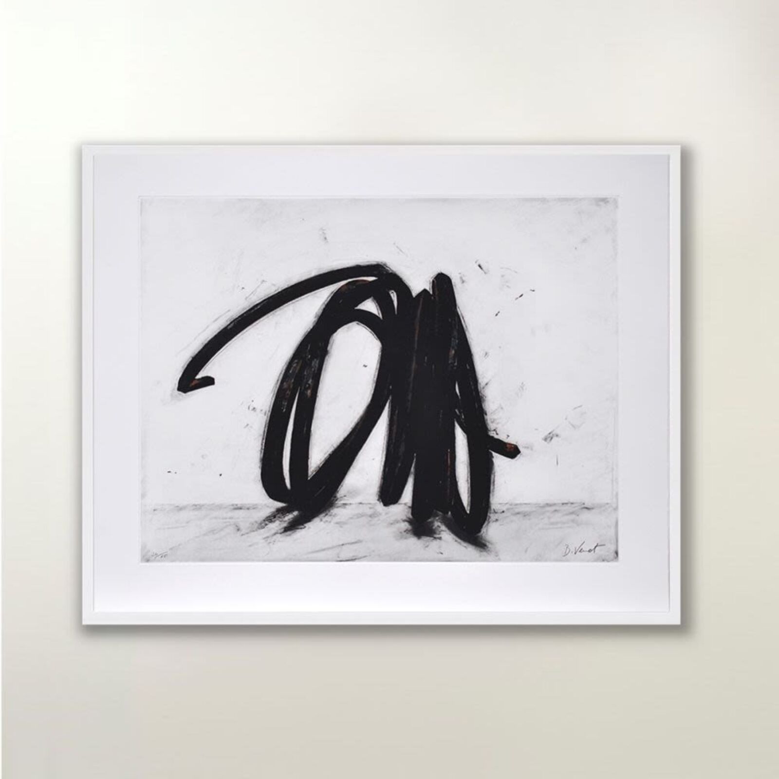Artwork by Bernar Venet, Indeterminate Line (Portfolio of 3), Made of 3 Etchings 
