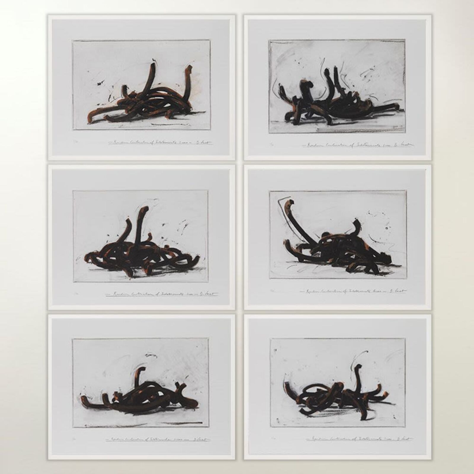 Random Combination of Indeterminate Lines (Portfolio of 6)