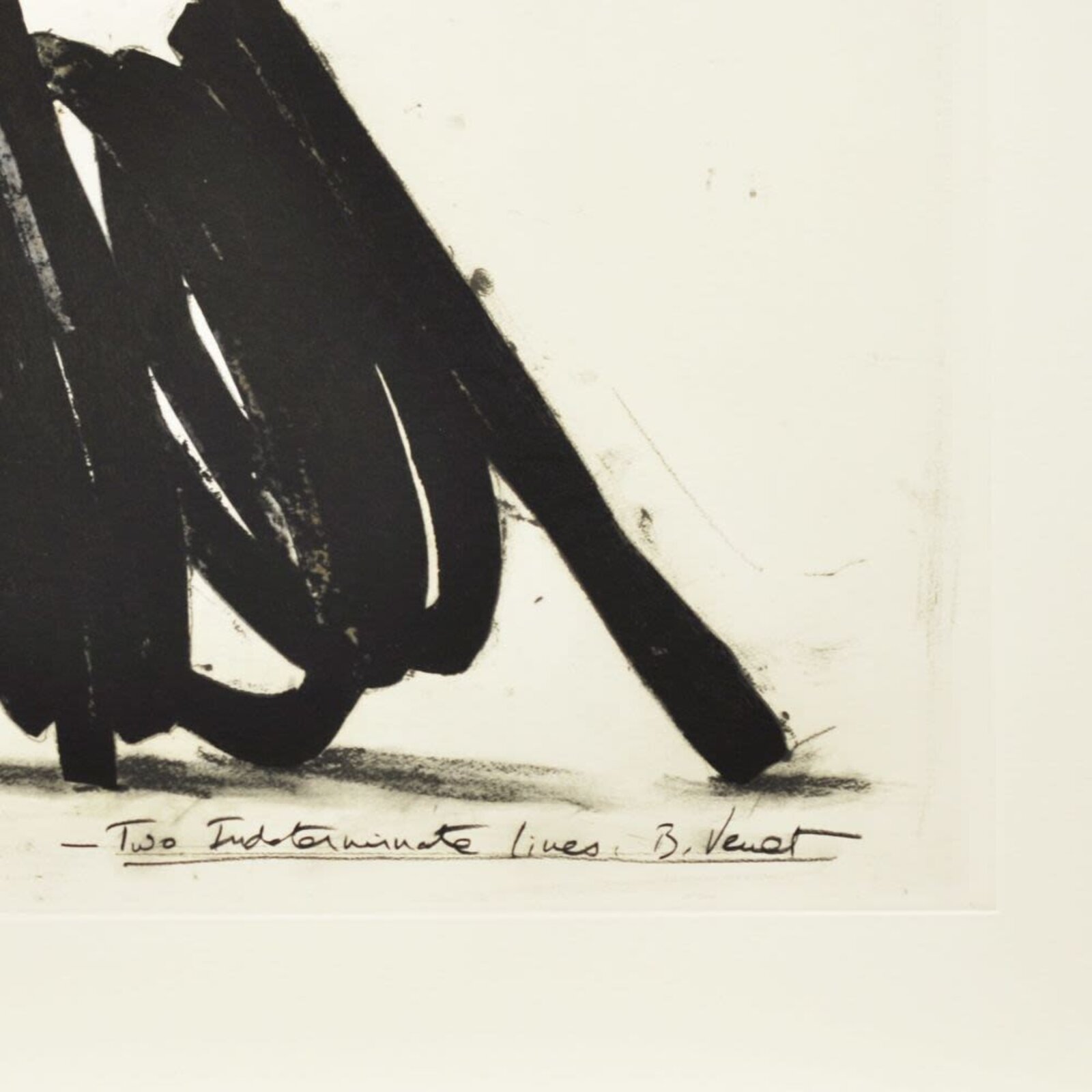 Two Indeterminate Lines (Portfolio of 3)