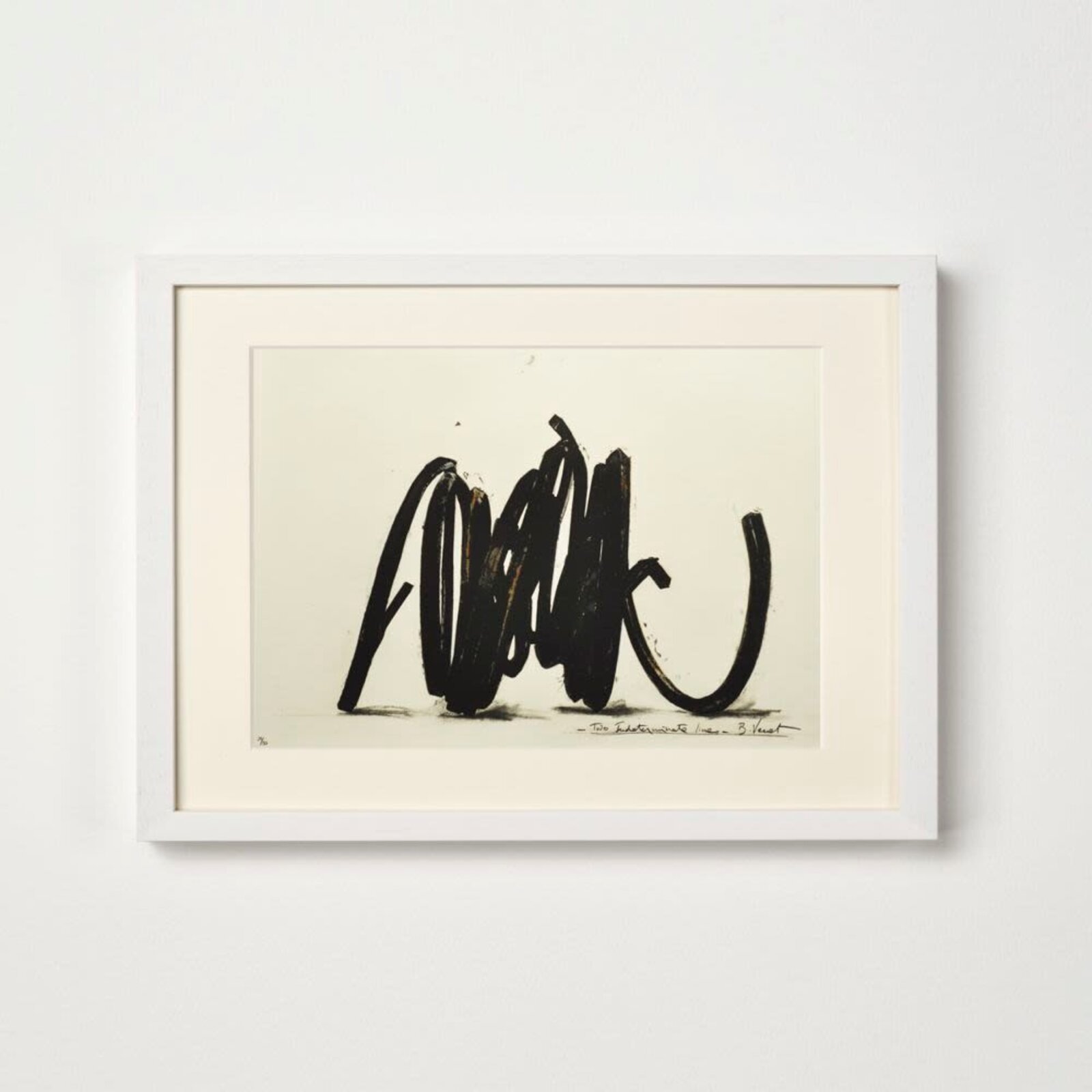 Two Indeterminate Lines (Portfolio of 3)