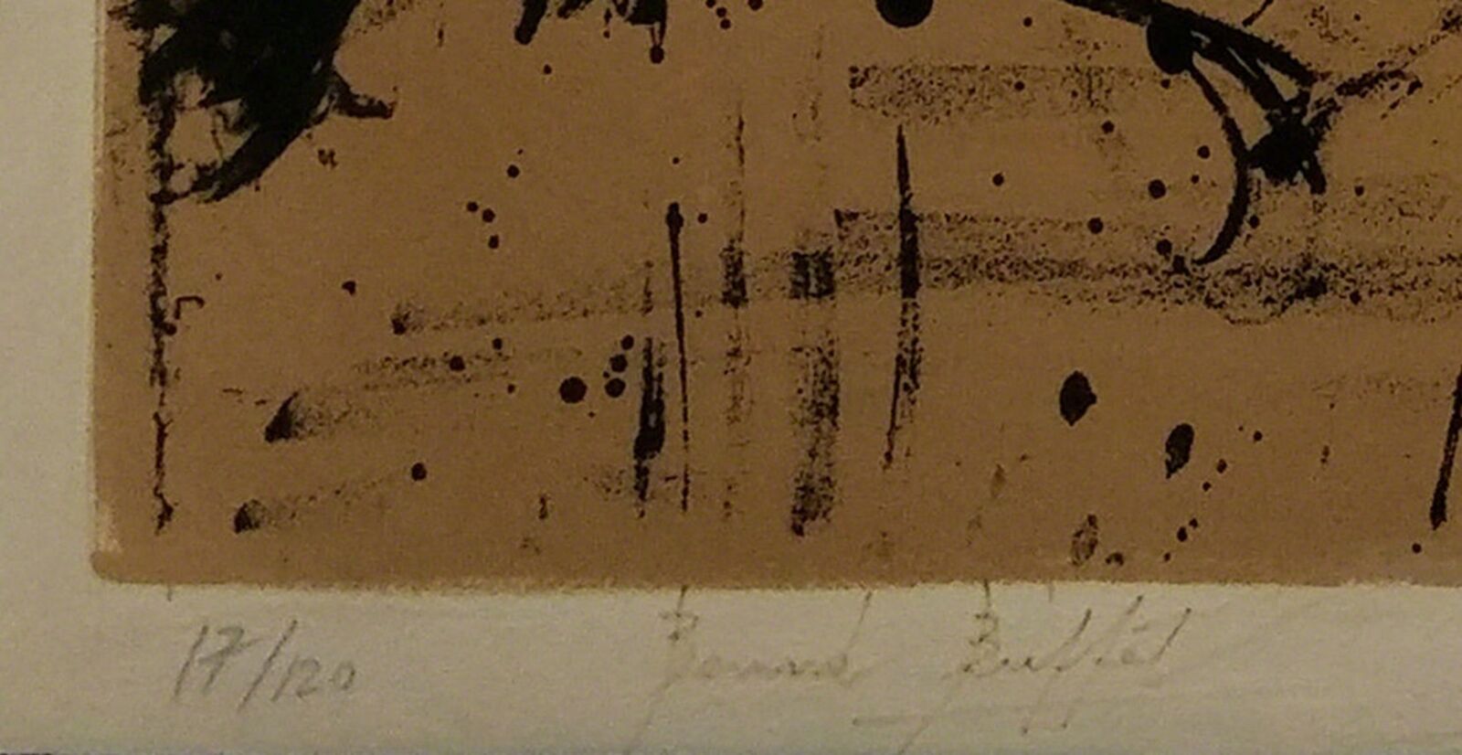 Artwork by Bernard Buffet, THE LION TAMER (LE DOMPTEUR), Made of Lithograph 