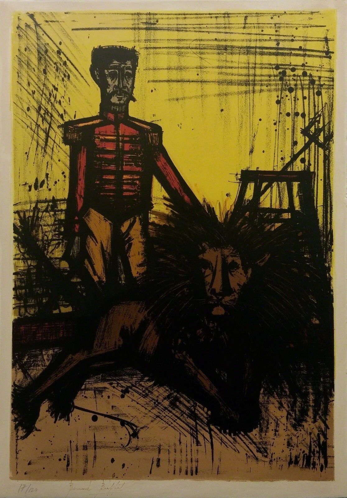 THE LION TAMER (LE DOMPTEUR) by Bernard Buffet, 1968