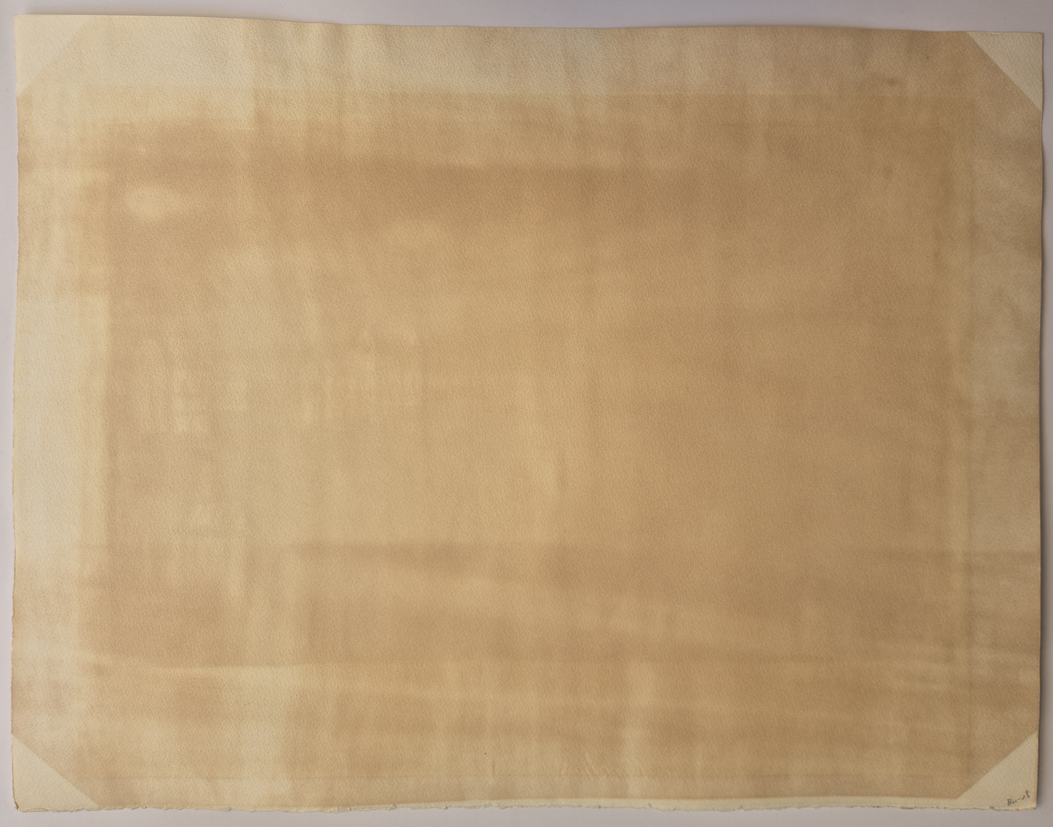 A black and white drawing of a small town by the water.