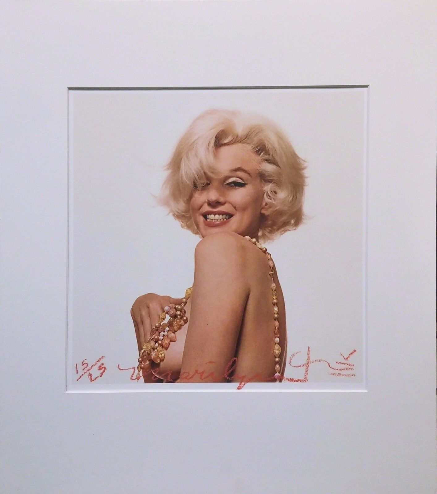 MARILYN MONROE THAT FAMOUS SMILE by Bert Stern, 2012