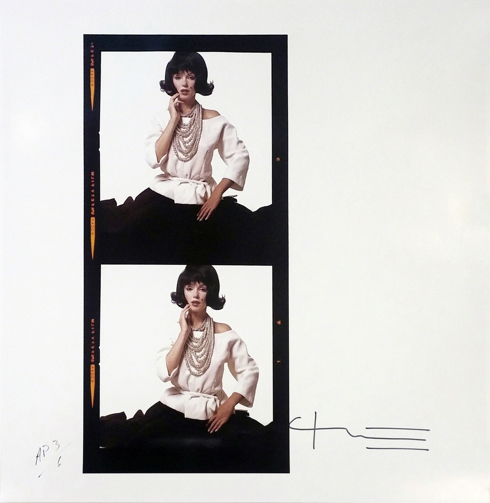 THE LAST SITTING: MARILYN MONROE IN JACKIE WIG by Bert Stern, 1962