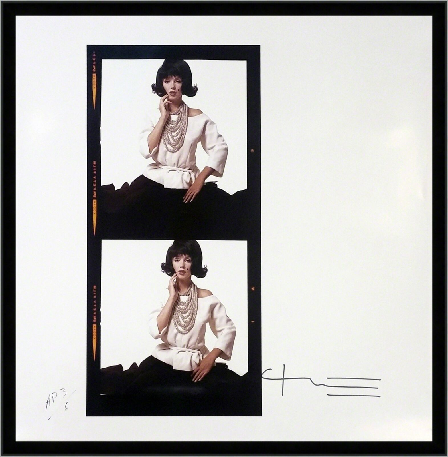 Artwork by Bert Stern, THE LAST SITTING: MARILYN MONROE IN JACKIE WIG, Made of C-print 