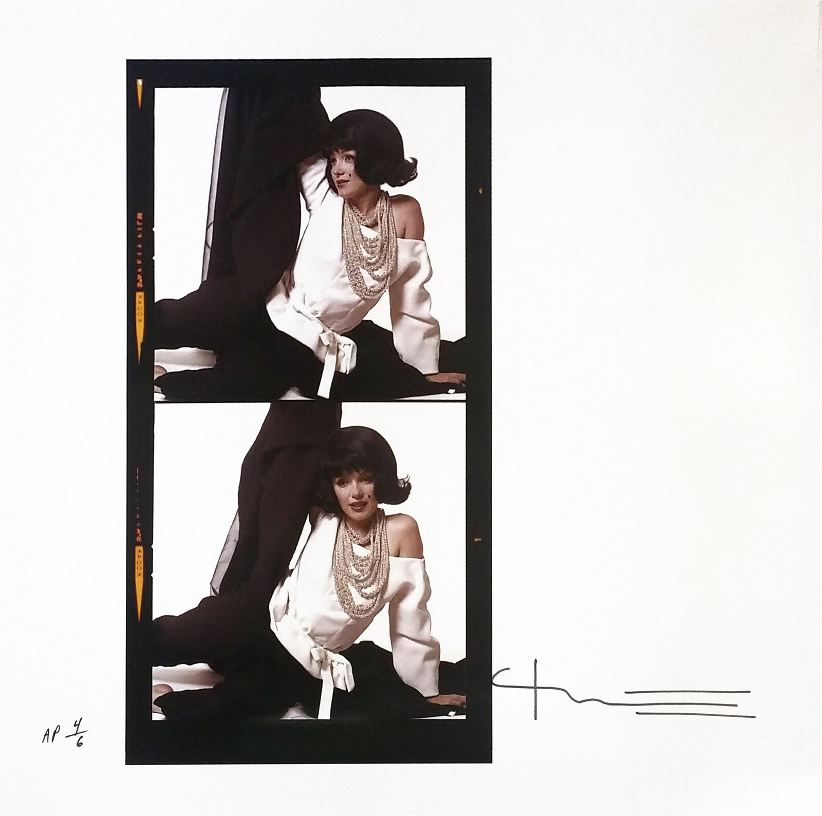 Artwork by Bert Stern, THE LAST SITTING: MARILYN MONROE IN JACKIE WIG, Made of C-print 
