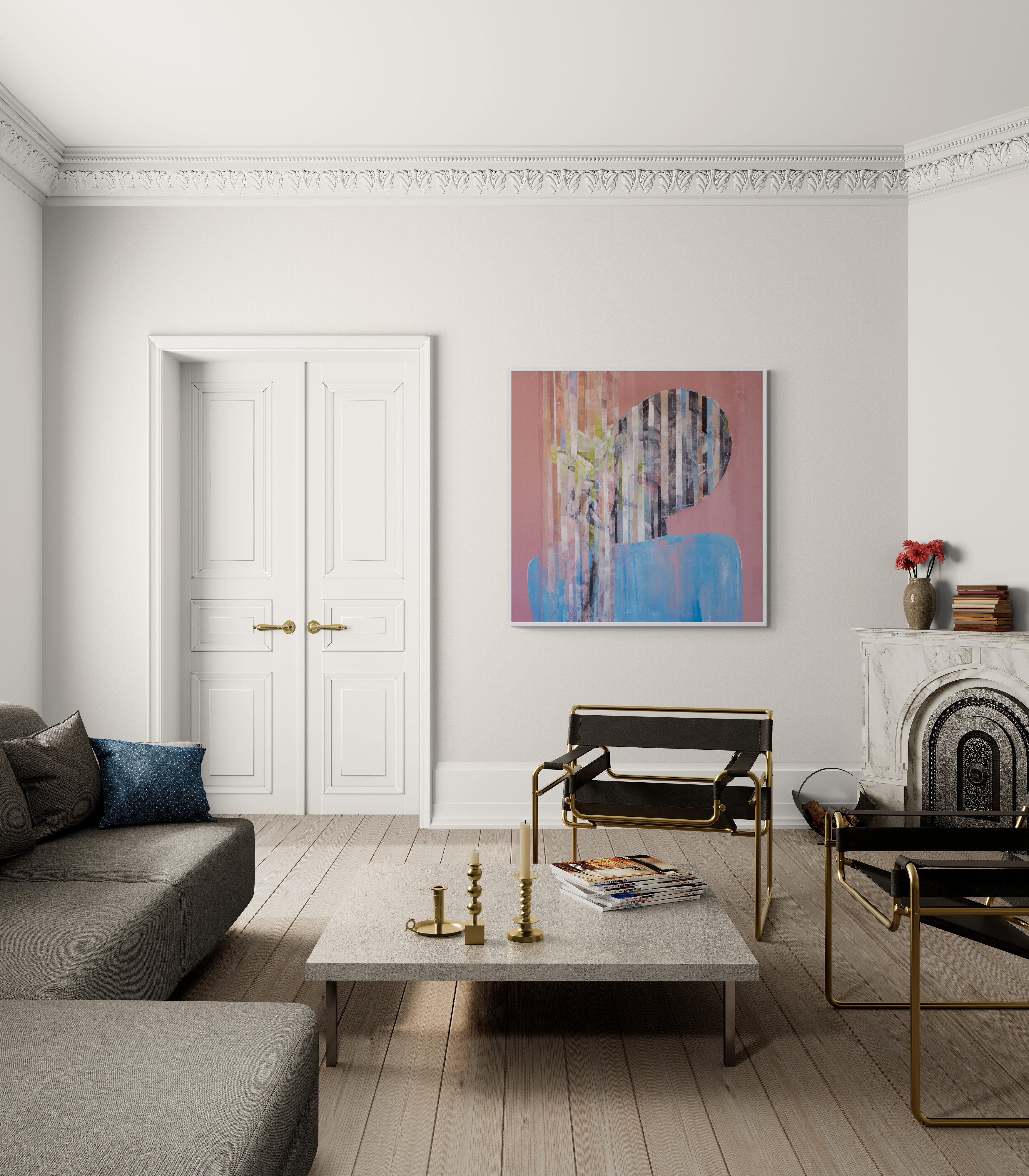 Artwork by Besher Koushaji , Determination, Made of Acrylic On Canvas 