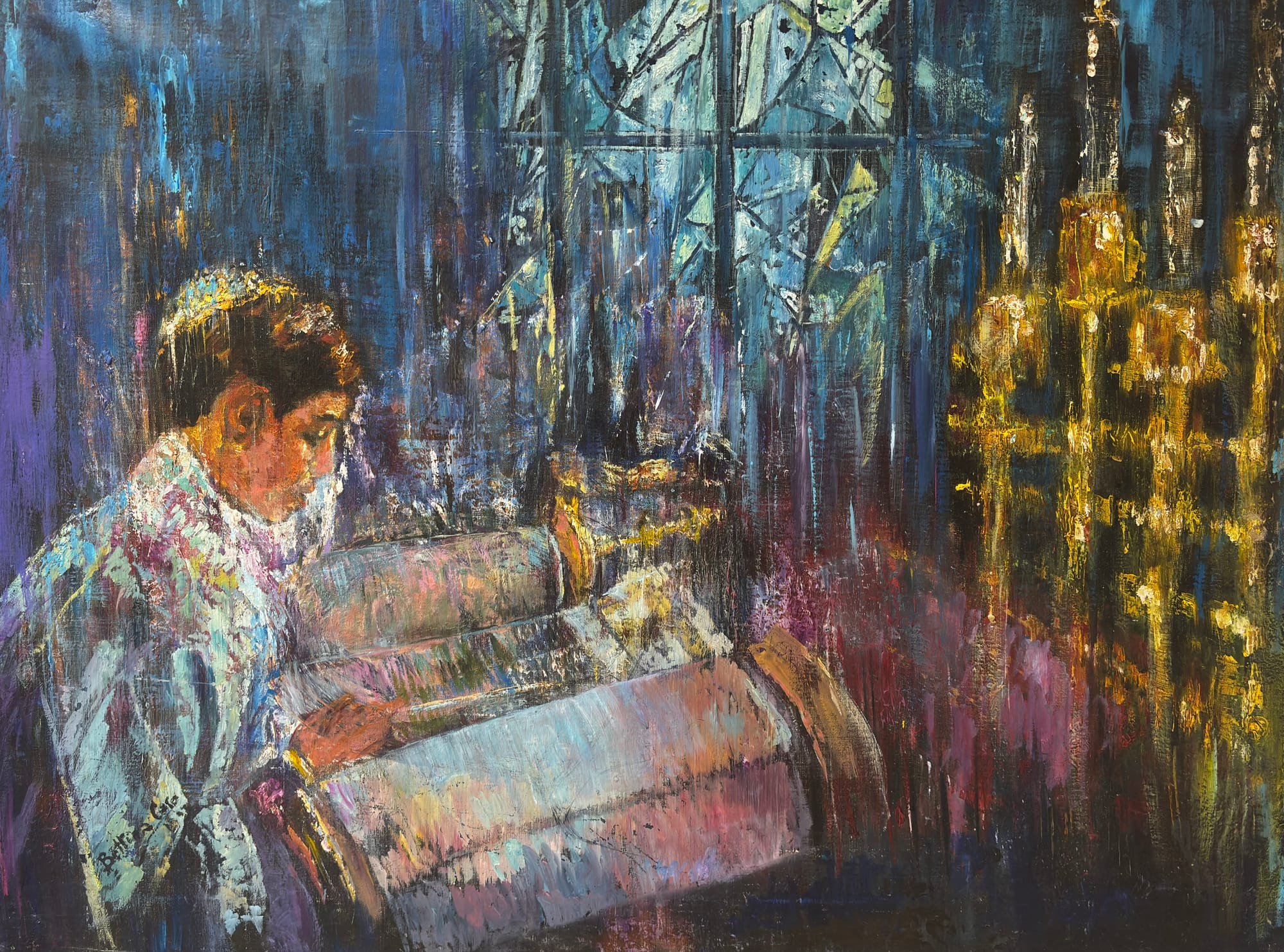 The reading of the Torah by Bettina Caro , null