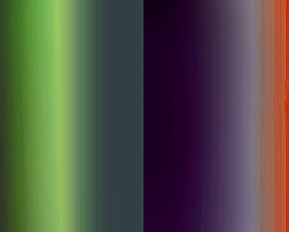 Artwork by Bill Kane, EMDL-6, Made of Pigment on canvas 