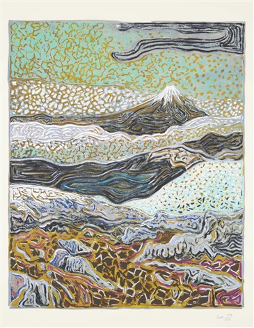 volcano by Billy Childish, 2022