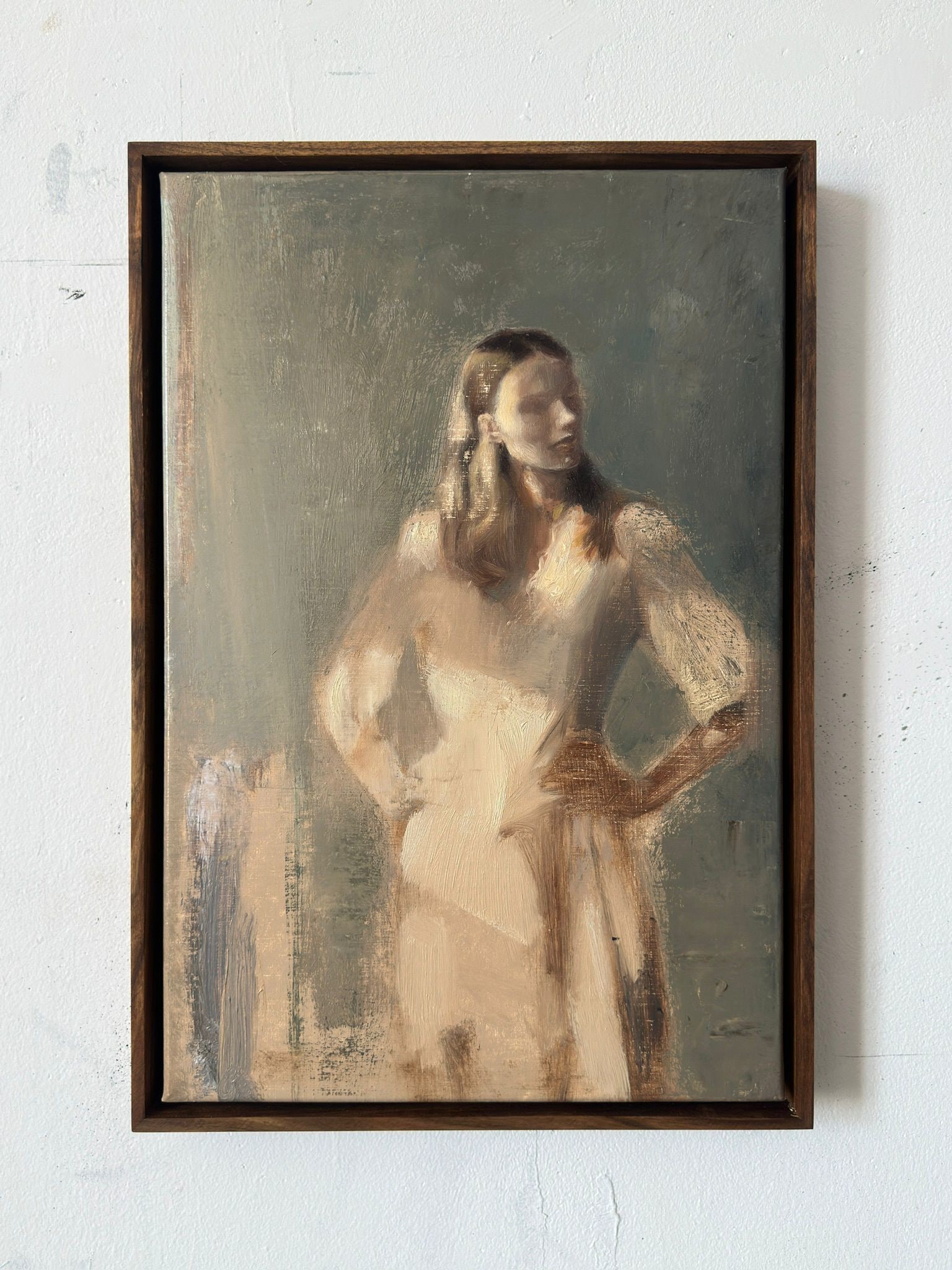 Artwork by Gagyi Botond, Echoes of light in silence, Made of Oil on canvas 