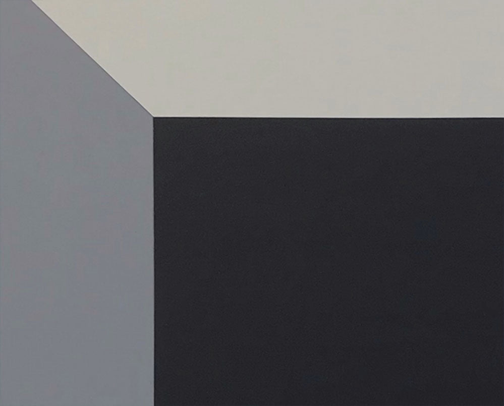 Artwork by Brent Hallard, Black only you III, Made of Acrylic on aluminium core panel 