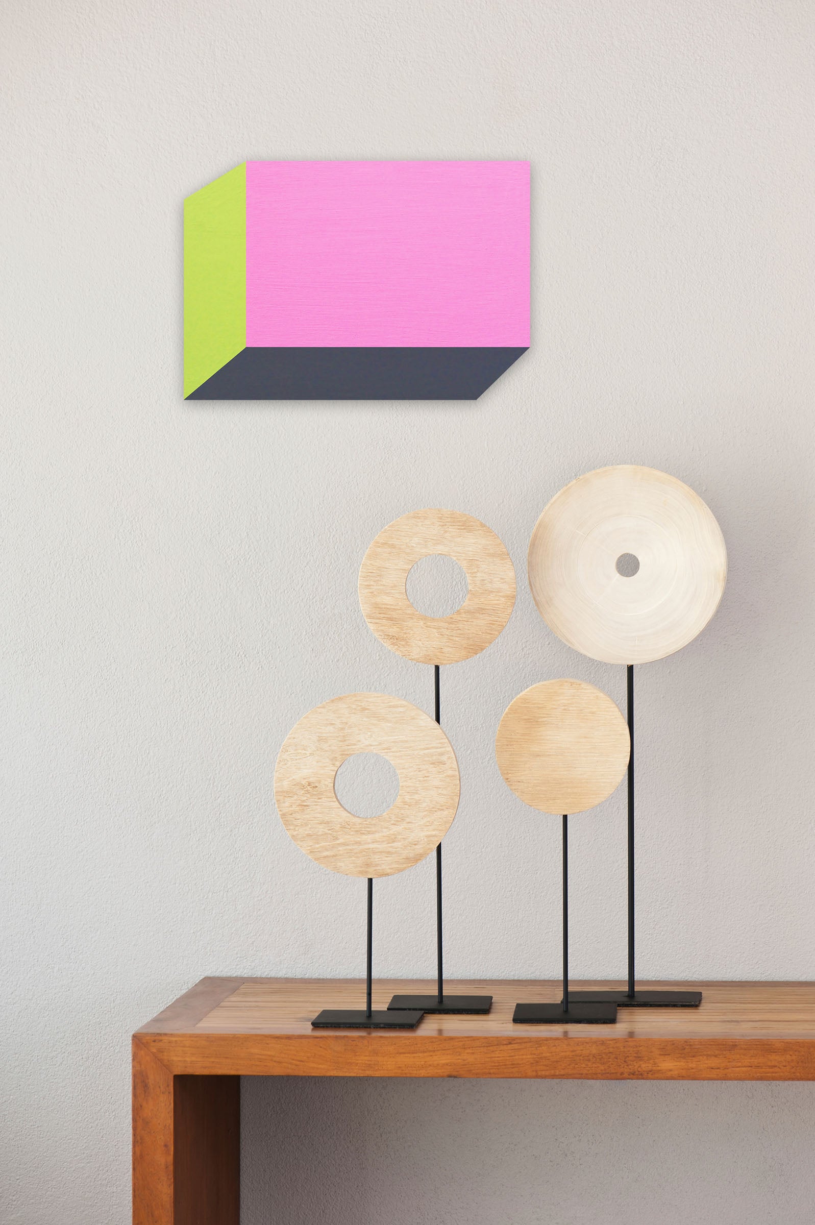 Artwork by Brent Hallard, PGB Slurp, Made of Acrylic on aluminum 