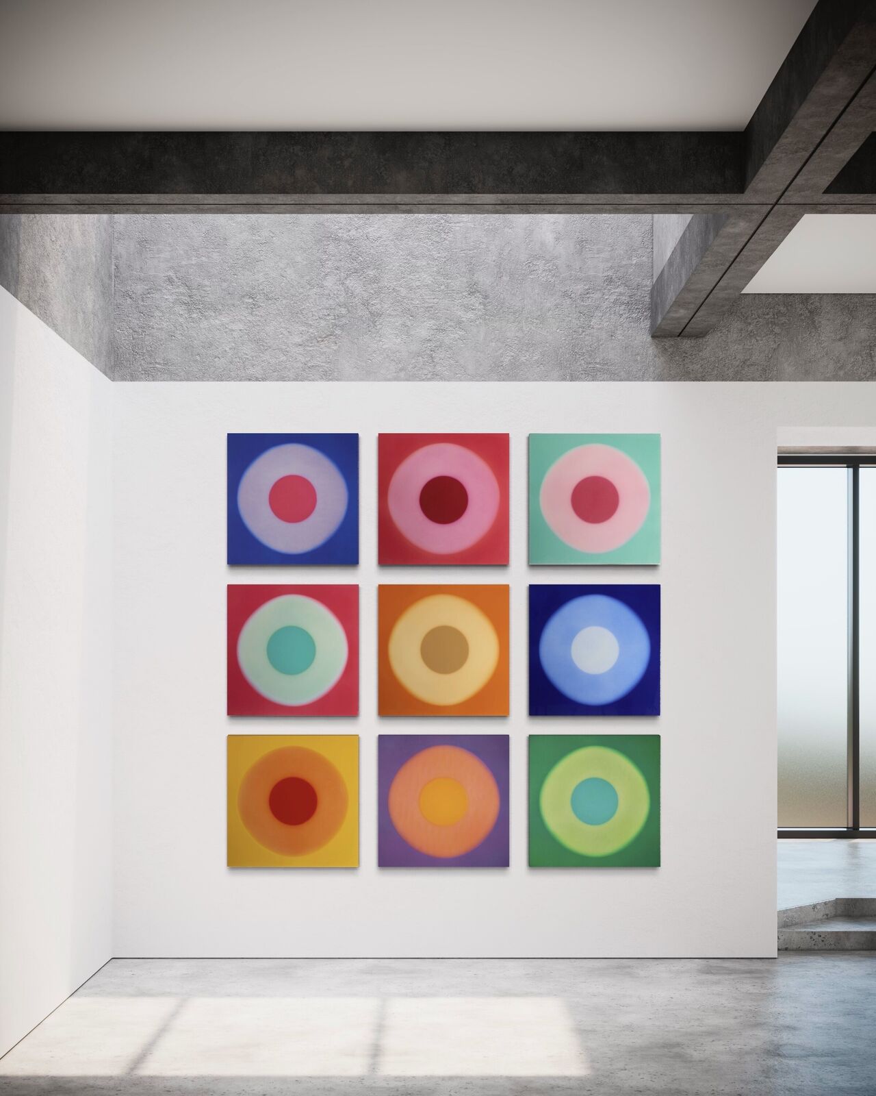 Artwork by Brian Eno, Etchings (Set of 9), Made of Etching on Somerset Velvet 400gsm, with deckled edges 