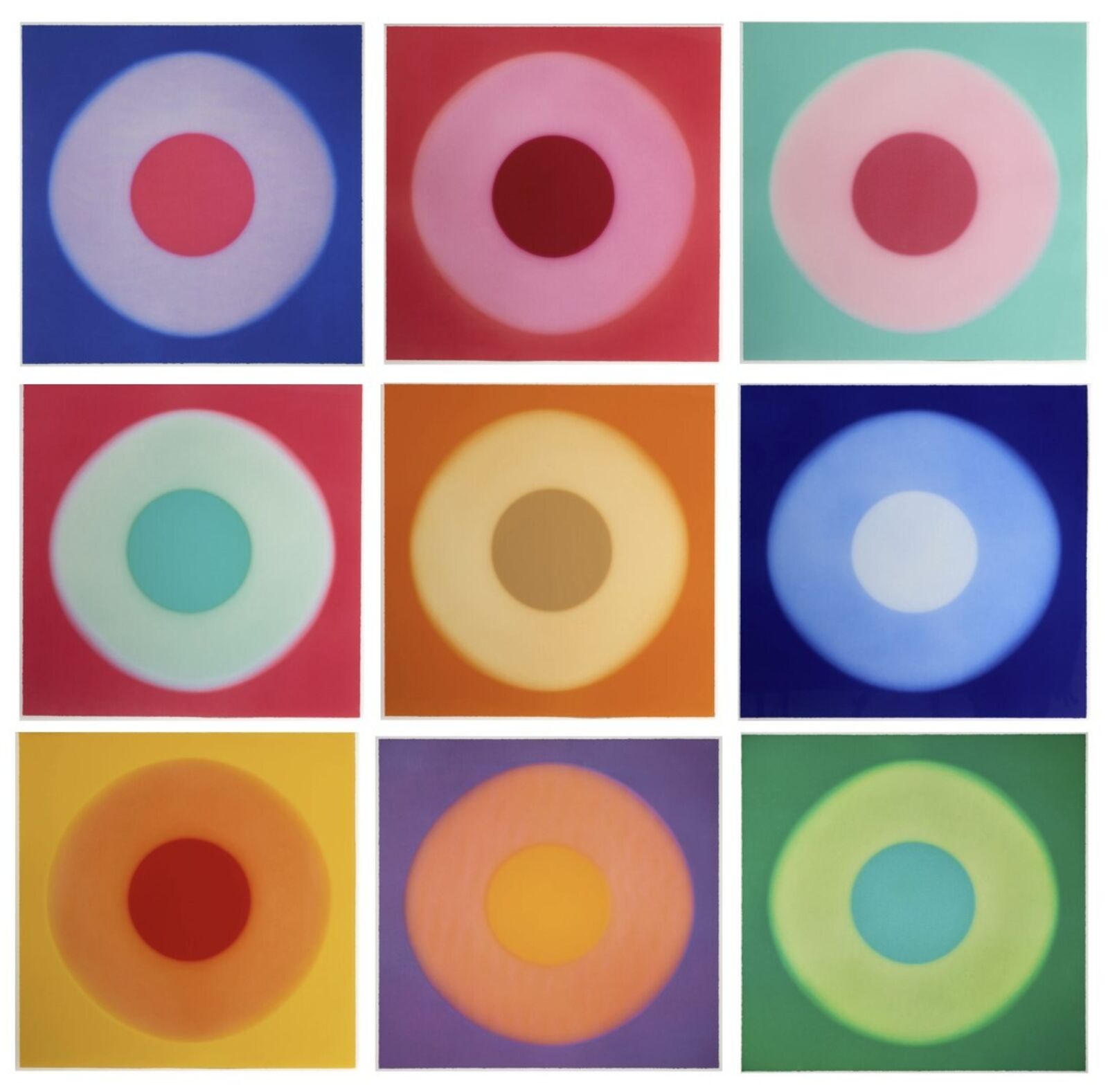 Etchings (Set of 9) by Brian Eno, 2023