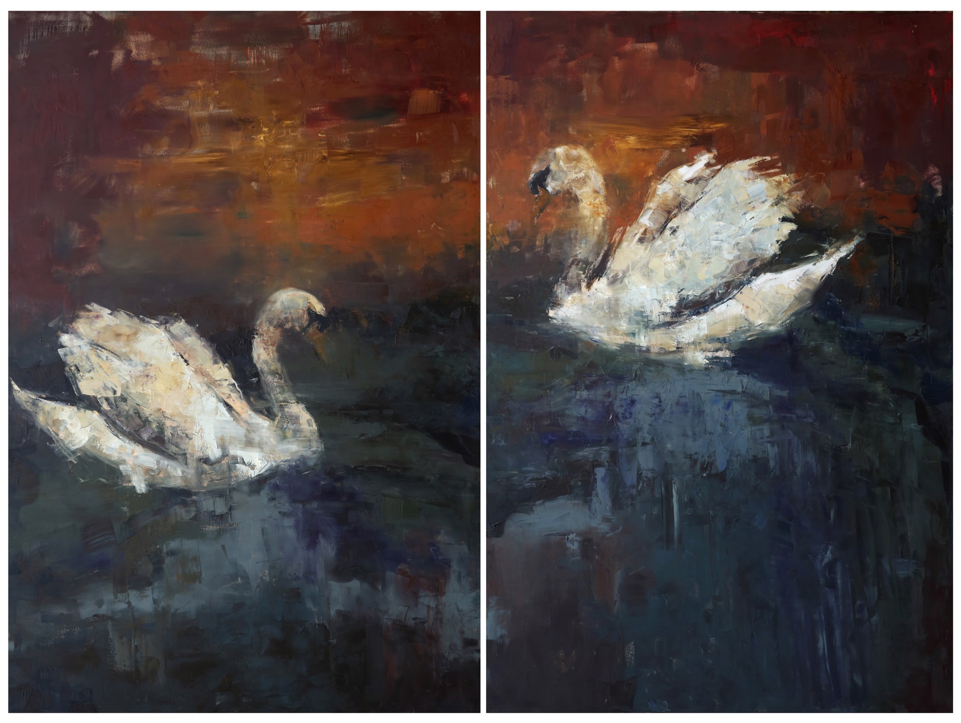 Fisherman's Friend / Sailors Daughter (Diptych) by Brian Keith Stephens, 2025