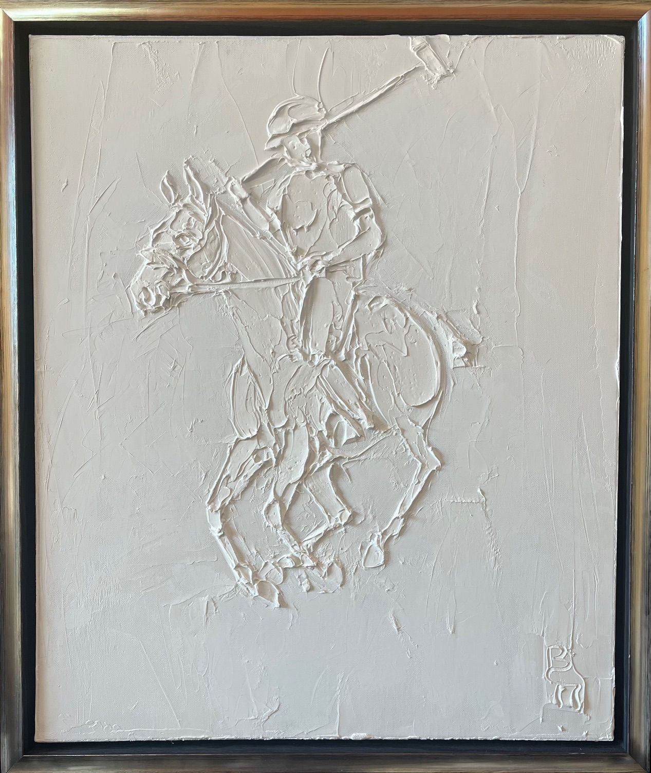 Artwork by Brooke Major, Polo, Made of Oil paint on canvas 