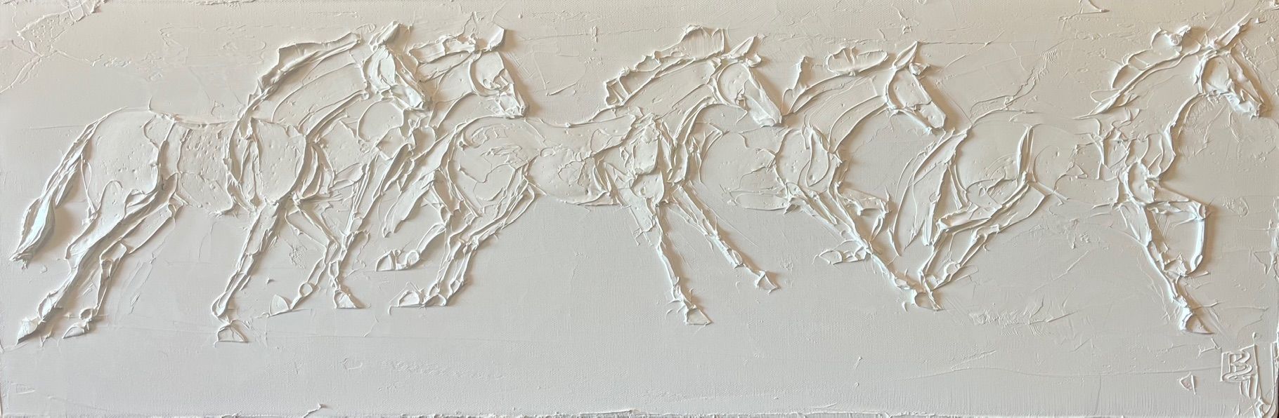Running Horses by Brooke Major, 18th century
