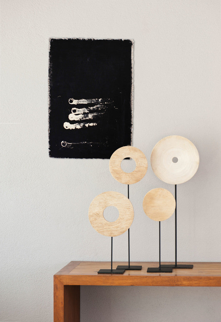 Artwork by Brooke Noel Morgan, Five 1, Made of Acrylic on raw un-stretched canvas 