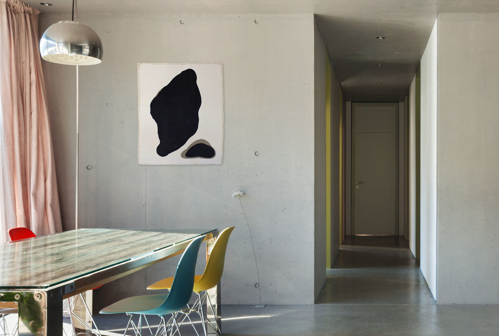 Artwork by Brooke Noel Morgan, Stone 3, Made of Acrylic on raw un-stretched canvas 