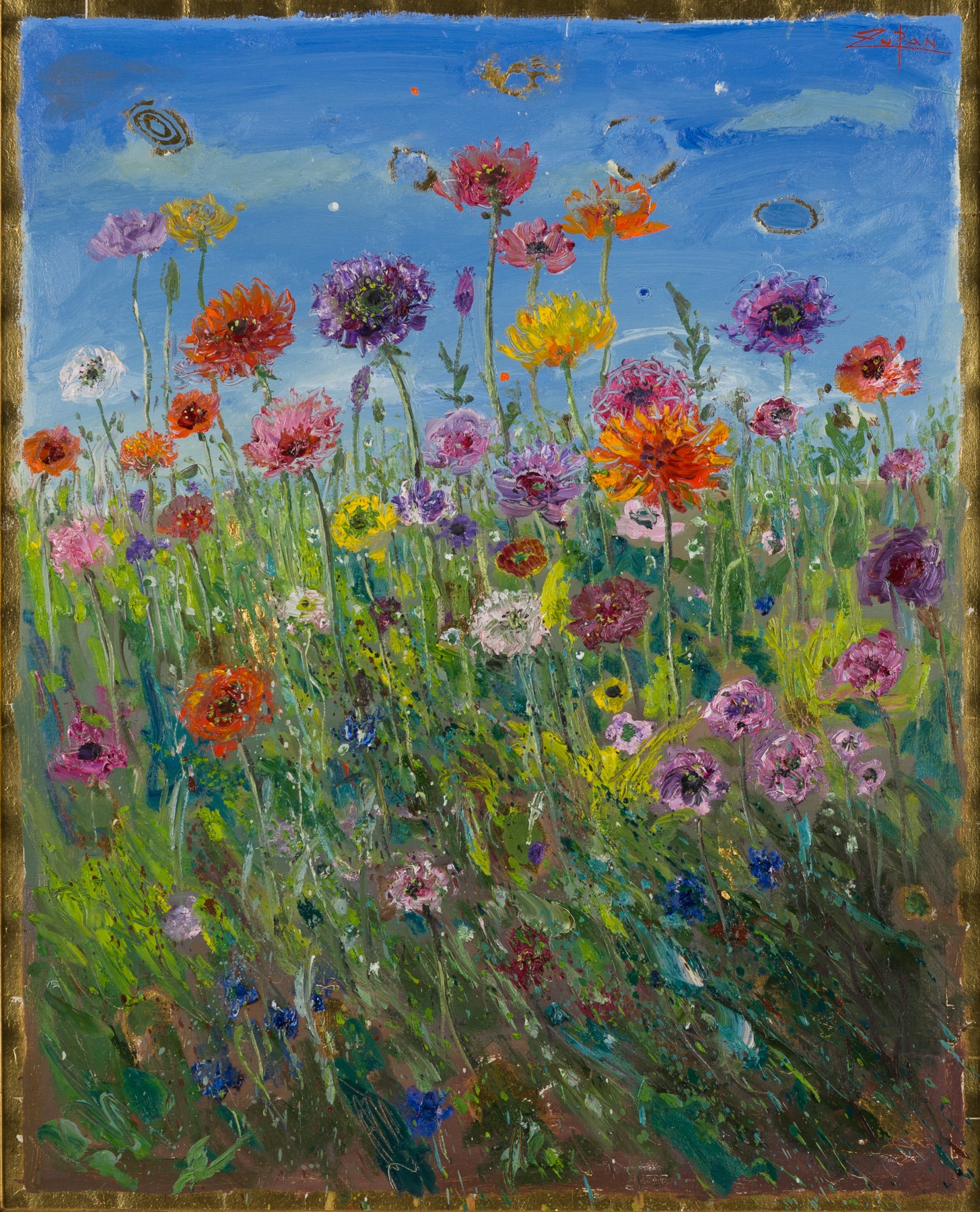 Poppies On A Windy Day by Bruno Zupan, null