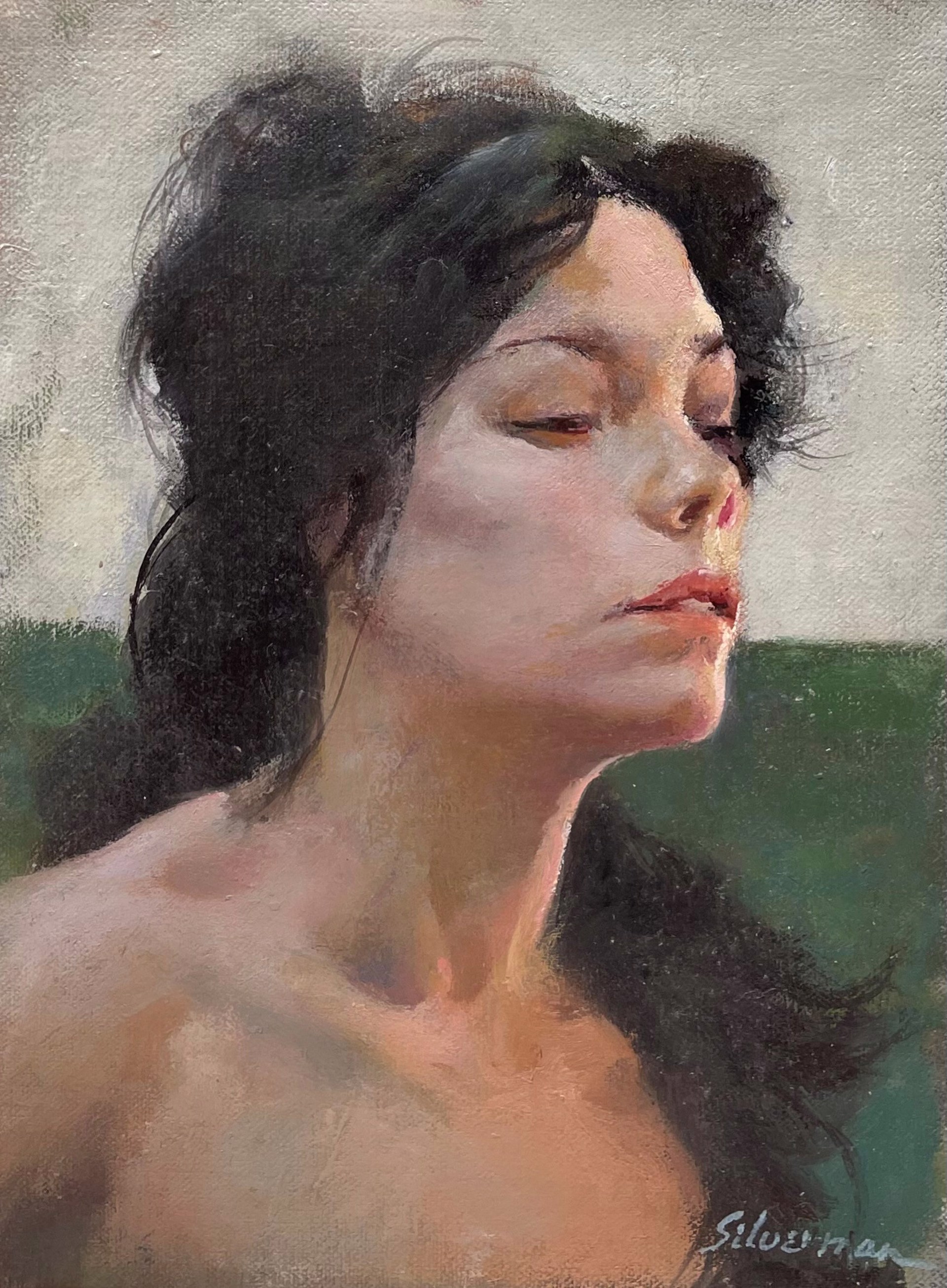 Study for Arcadia by Burton Silverman, 2016