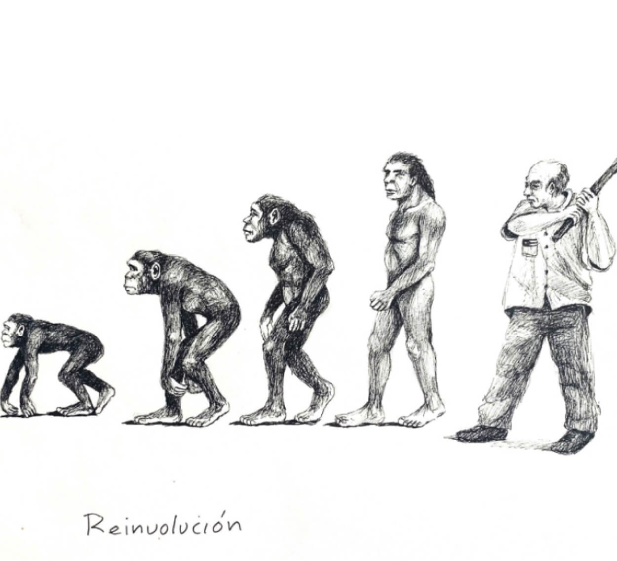 A drawing of a hand reaching out to touch a bunch of sperm cells.