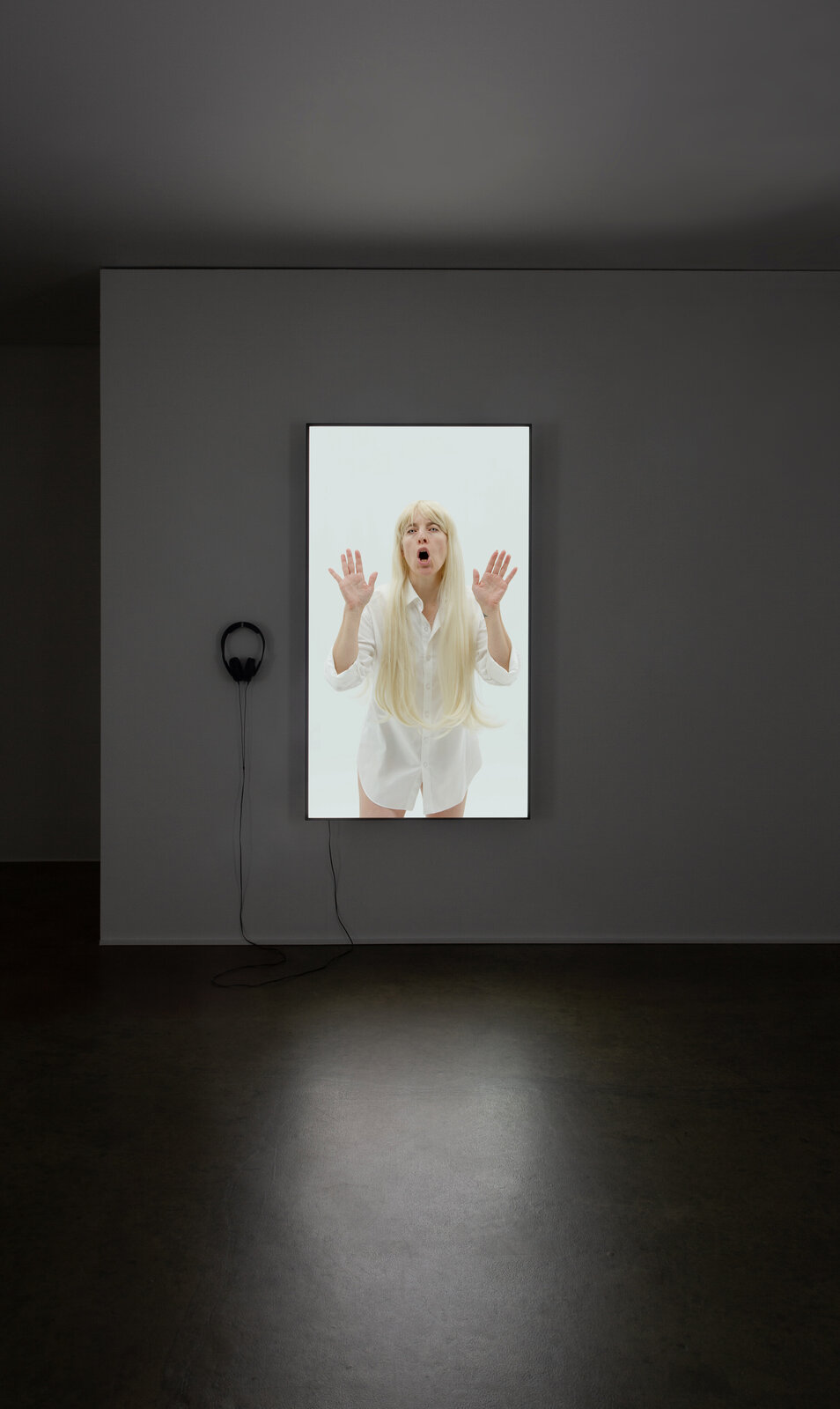White Mantra (Because you know what? Not all white people are racist!) by Candice Breitz, 2022