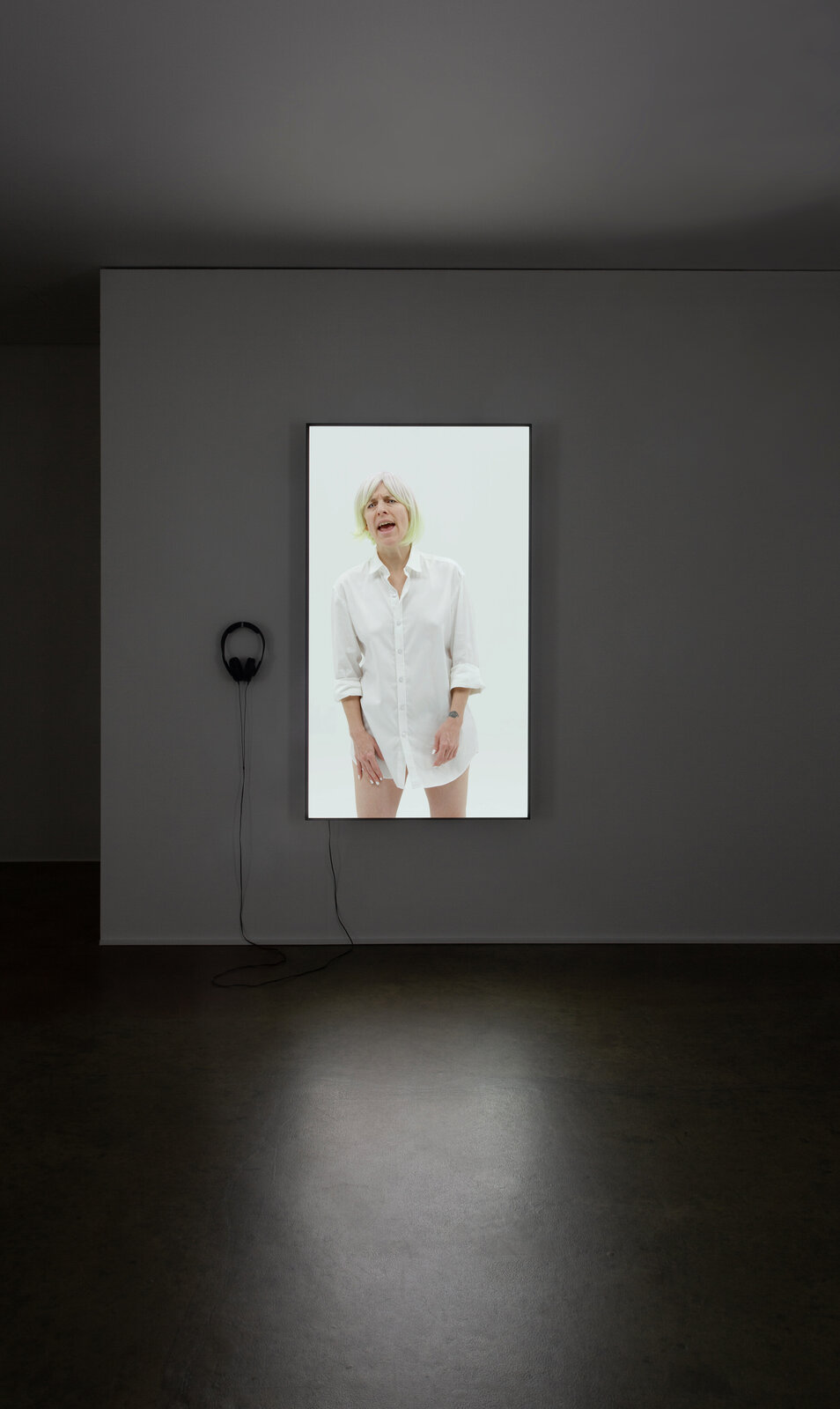 White Mantra (Whiteness! White rage!) by Candice Breitz, 2022