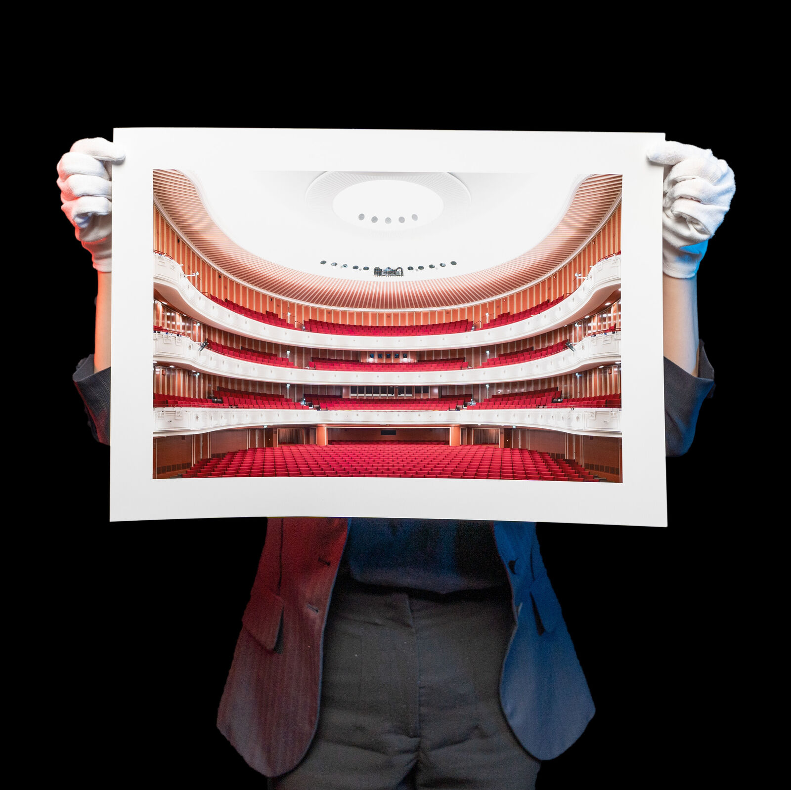 Artwork by Candida Höfer, Deutsche Oper am Rhein Düsseldorf 2012/2015, Made of C-Print 