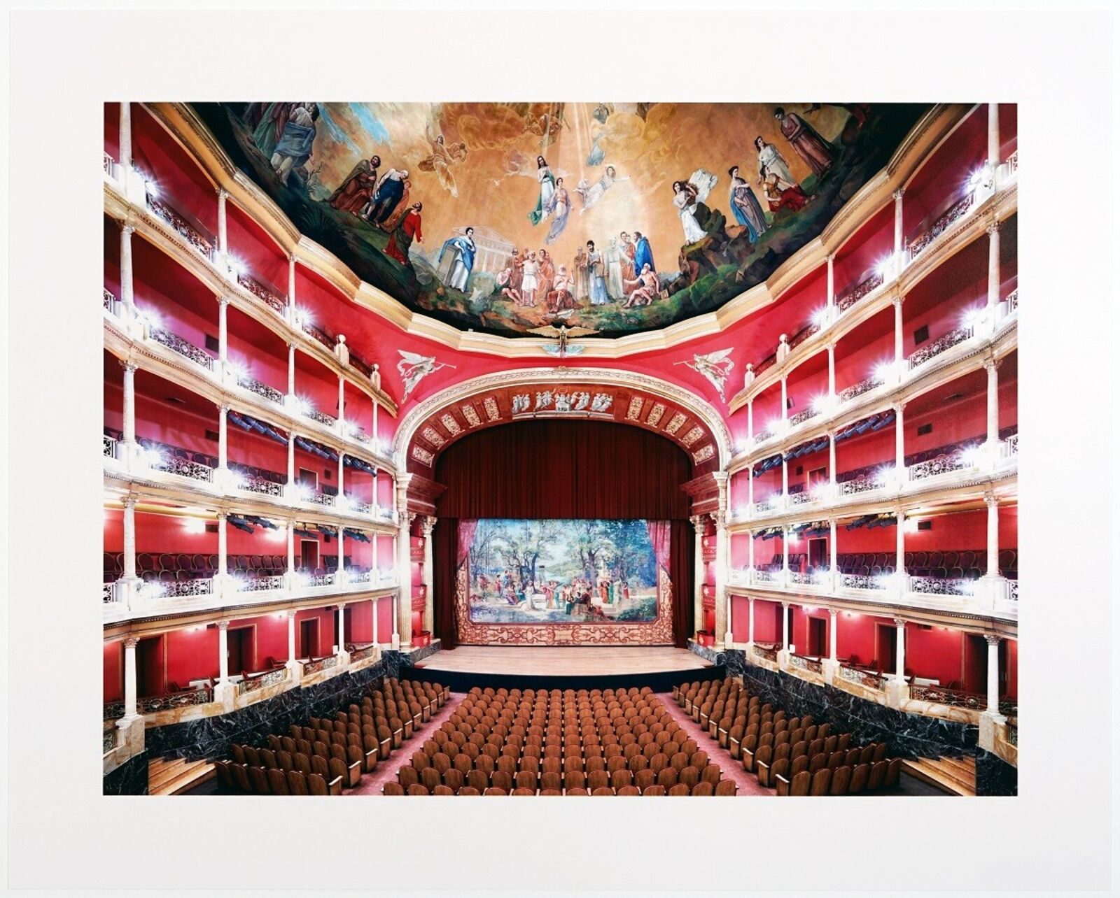 Artwork by Candida Höfer, Teatro Degollado Guadalajara III, Made of C-Print 