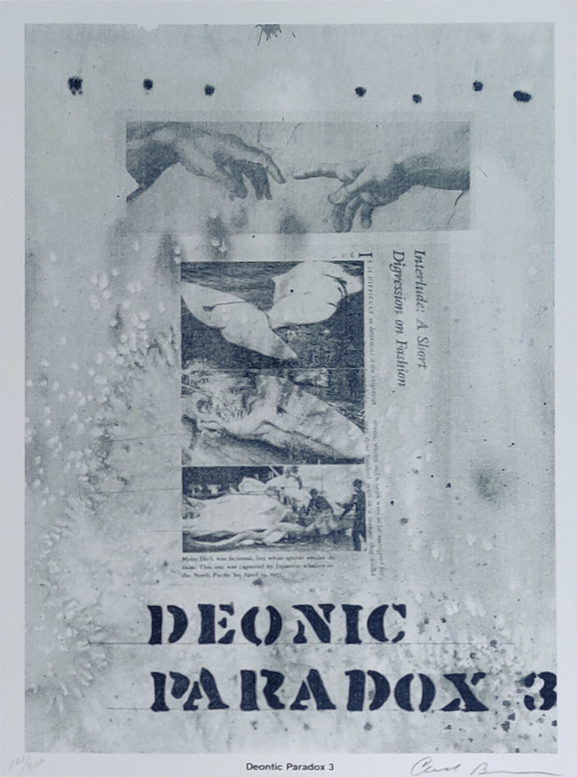 DEONTIC PARADOX 3 by Carl Beam, circa 1990