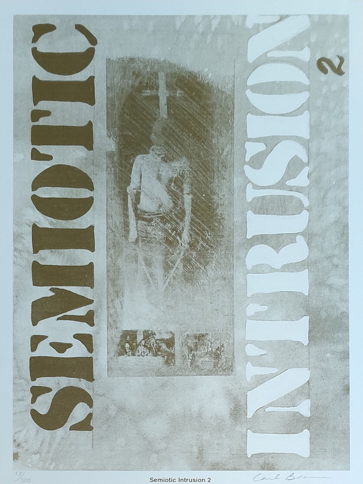 SEMIOTIC INTRUSION 2 by Carl Beam, circa 1990