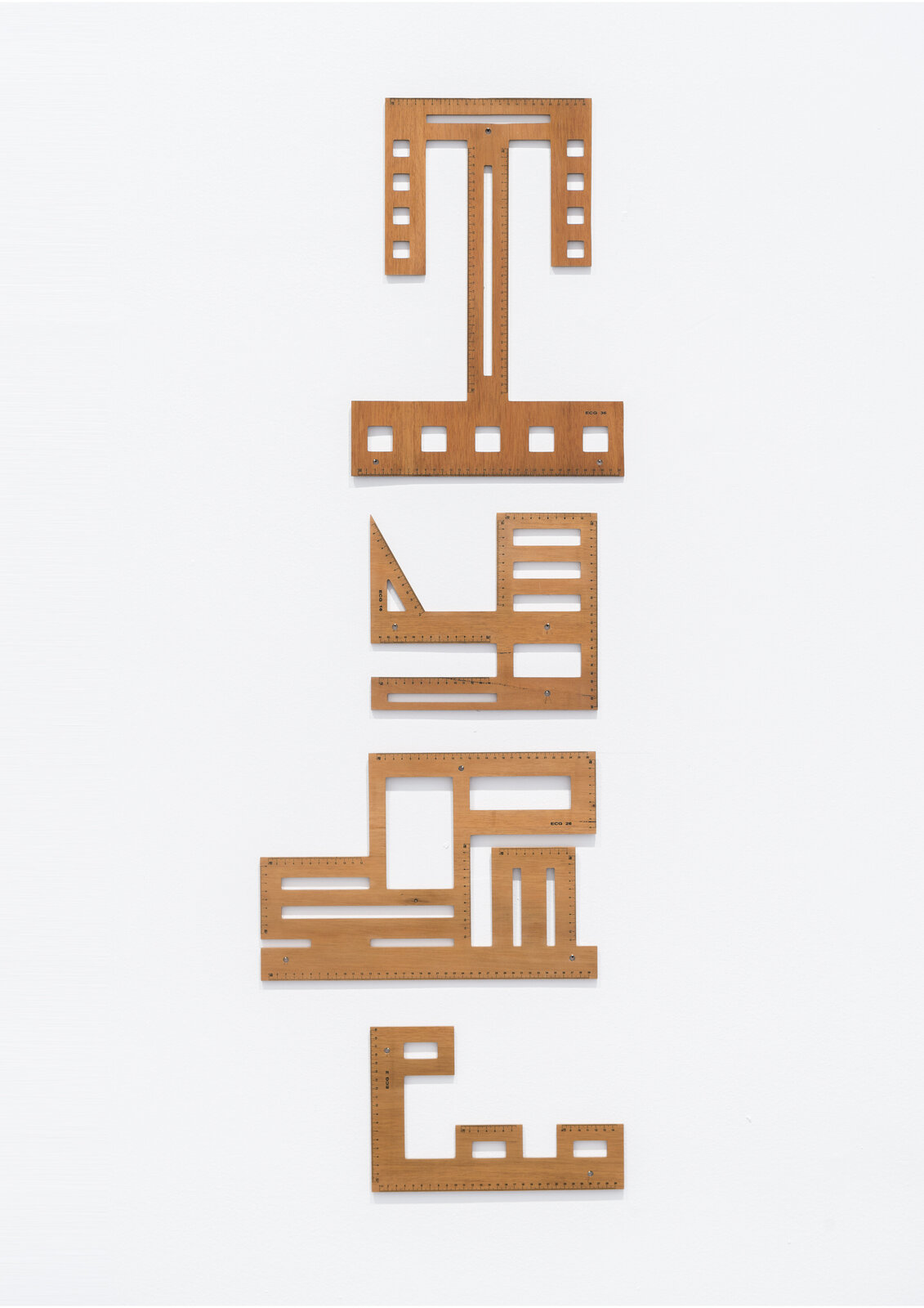 Scale 1-1 Group 2 (Wood) by Carlos Garaicoa, 2014
